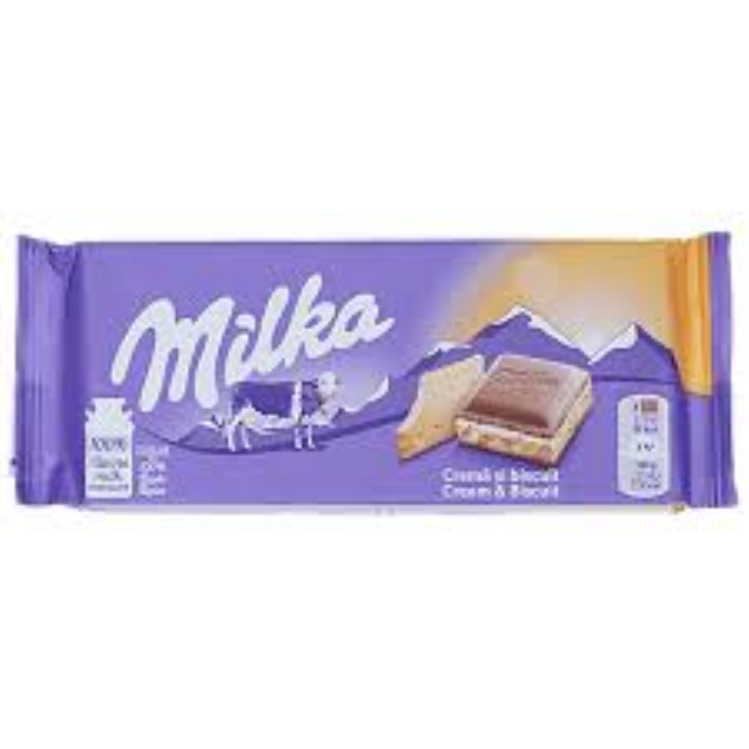 MILKA CREME N BISCUIT 100G